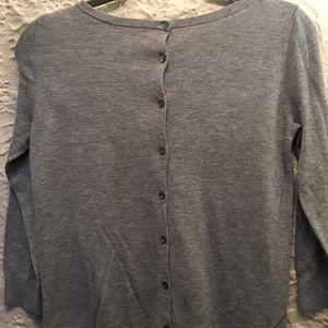 LOFT gray sweater